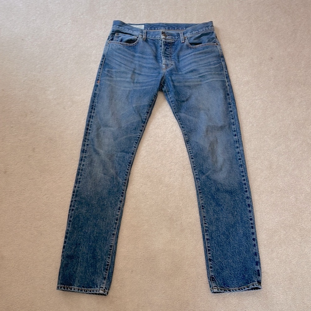 Imogene + Willie James selvedge denim jeans in drifter wash